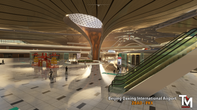 ZBAD Beijing Daxing International Airport - Microsoft Flight Simulator screenshot