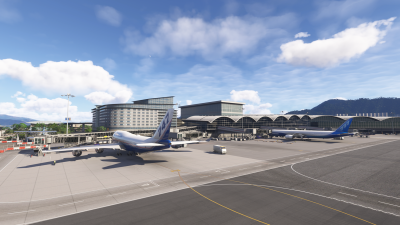 VHHH Hong Kong International Airport - Microsoft Flight Simulator 2024 screenshot