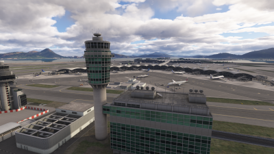 VHHH Hong Kong International Airport - Microsoft Flight Simulator 2024 screenshot