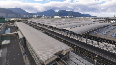 VHHH Hong Kong International Airport - Microsoft Flight Simulator 2024 screenshot