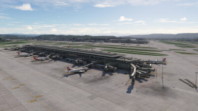 LSZH Zurich International Airport - Microsoft Flight Simulator 2024 screenshot