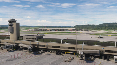 LSZH Zurich International Airport - Microsoft Flight Simulator 2024 screenshot