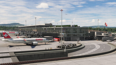 LSZH Zurich International Airport - Microsoft Flight Simulator 2024 screenshot