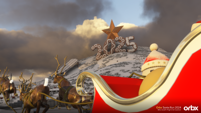 Orbx Santa Run 2024 screenshot