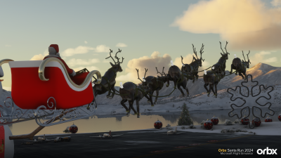 Orbx Santa Run 2024 screenshot