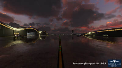 EGLF Farnborough Airport - Microsoft Flight Simulator 2024 screenshot