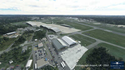 EGLF Farnborough Airport - Microsoft Flight Simulator 2024 screenshot