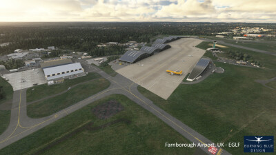 EGLF Farnborough Airport - Microsoft Flight Simulator 2024 screenshot