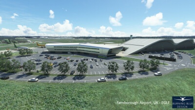 EGLF Farnborough Airport - Microsoft Flight Simulator 2024 screenshot