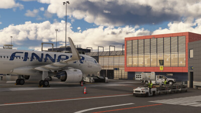 EFOU Oulu Airport - Microsoft Flight Simulator screenshot