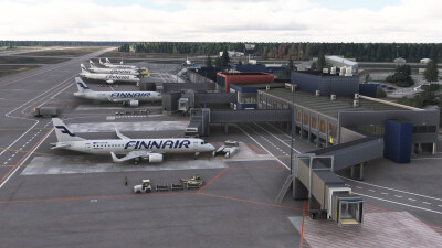 EFOU Oulu Airport - Microsoft Flight Simulator screenshot