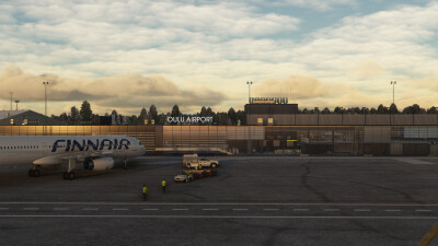 EFOU Oulu Airport - Microsoft Flight Simulator screenshot