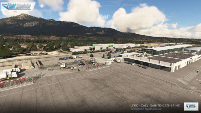 LFKC Calvi Sainte-Catherine Airport - Microsoft Flight Simulator screenshot