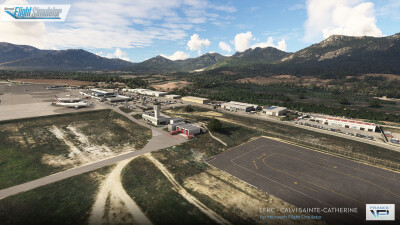 LFKC Calvi Sainte-Catherine Airport - Microsoft Flight Simulator screenshot