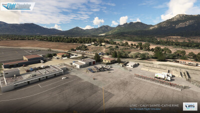 LFKC Calvi Sainte-Catherine Airport - Microsoft Flight Simulator screenshot