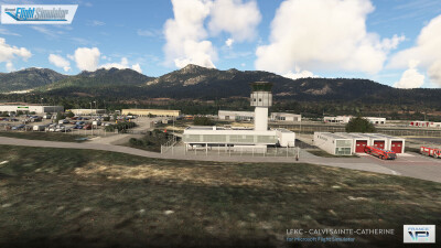 LFKC Calvi Sainte-Catherine Airport - Microsoft Flight Simulator screenshot