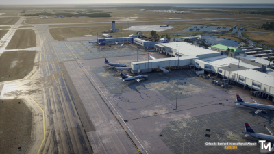 KSFB Orlando Sanford International Airport - X-Plane 12 screenshot