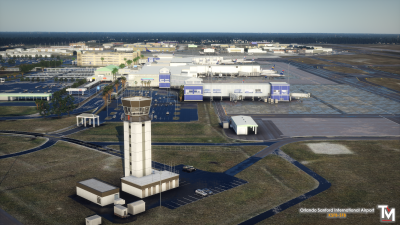 KSFB Orlando Sanford International Airport - X-Plane 12 screenshot