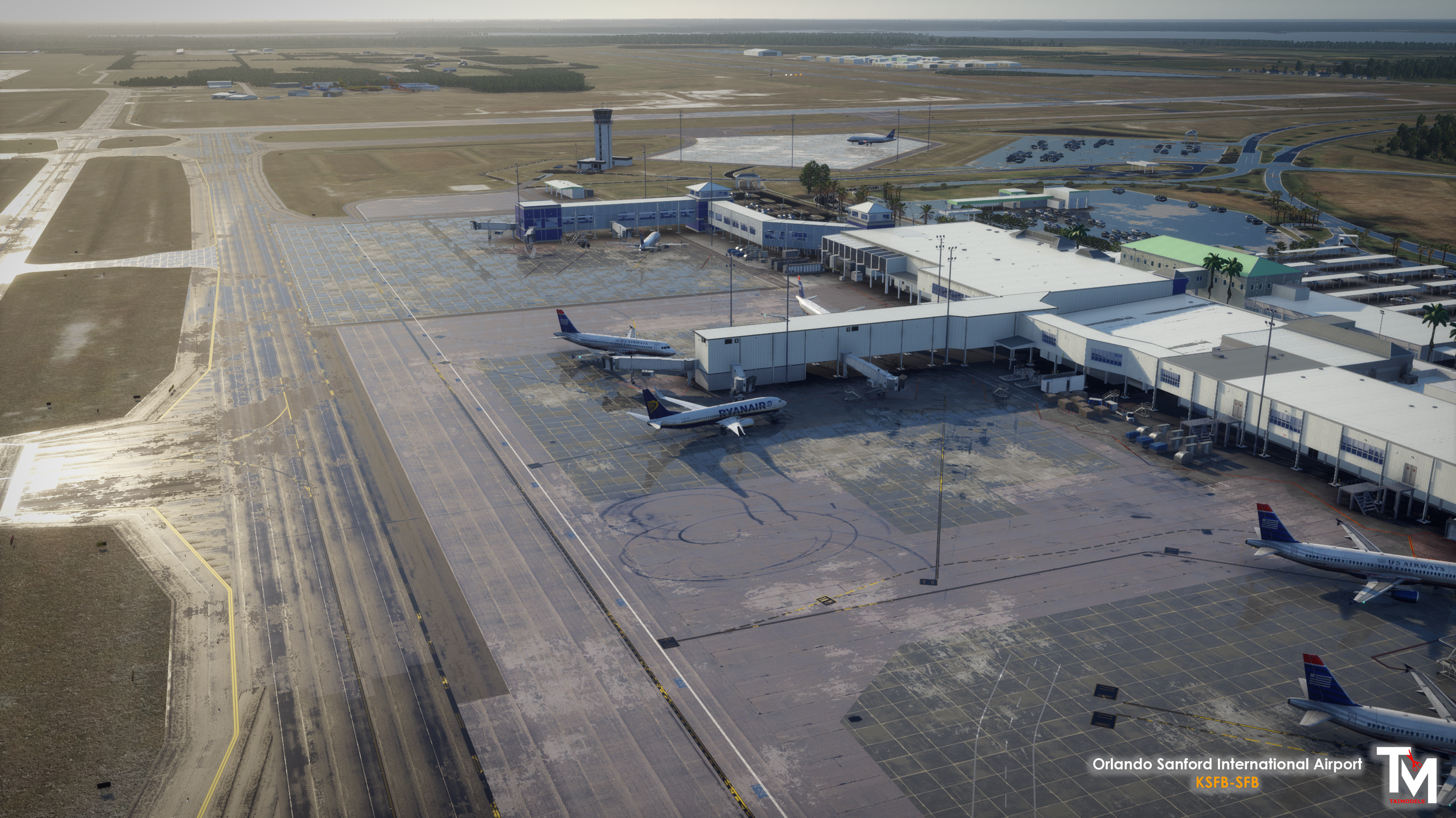 KSFB Orlando Sanford International Airport - X-Plane 12 - Orbx