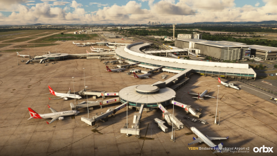 YBBN Brisbane International Airport v2 - Microsoft Flight Simulator screenshot