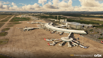 YBBN Brisbane International Airport v2 - Microsoft Flight Simulator screenshot