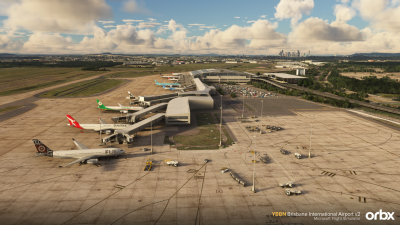 YBBN Brisbane International Airport v2 - Microsoft Flight Simulator screenshot