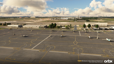 YBBN Brisbane International Airport v2 - Microsoft Flight Simulator screenshot