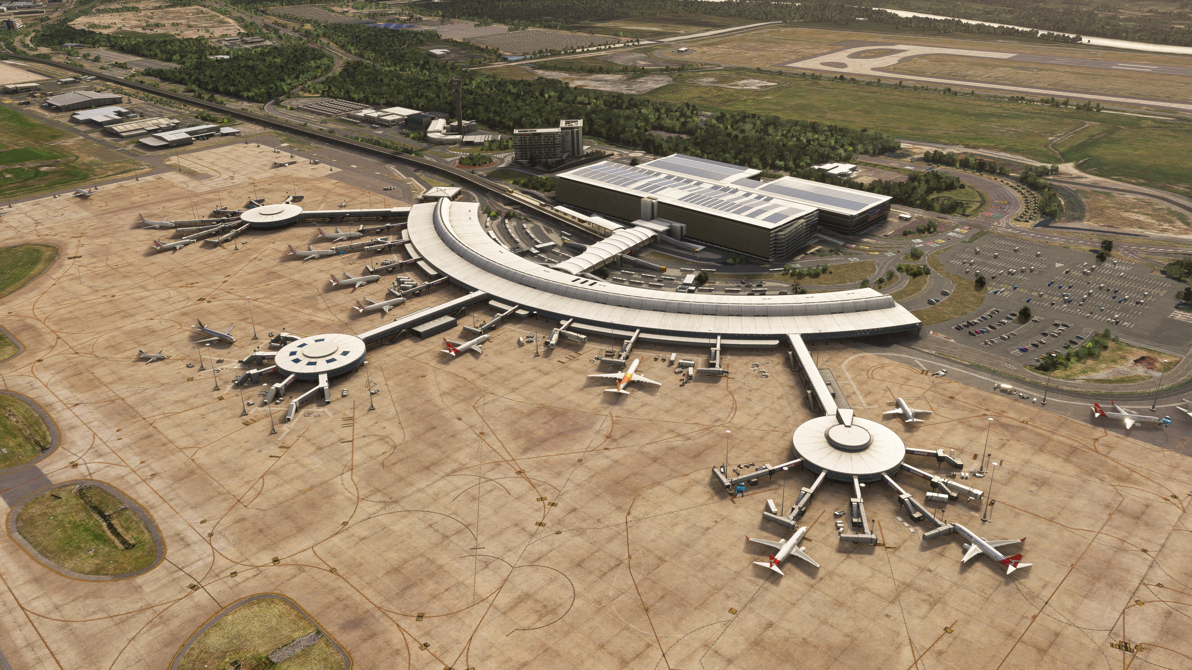 YBBN Brisbane International Airport v2 - Microsoft Flight Simulator