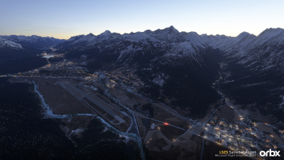 LSZS Samedan Airport - Microsoft Flight Simulator 2024 screenshot