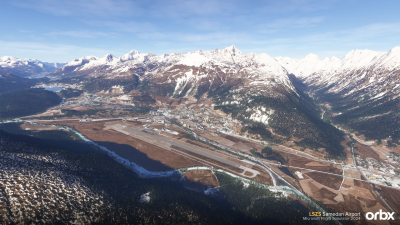 LSZS Samedan Airport - Microsoft Flight Simulator 2024 screenshot