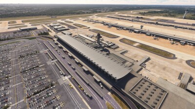 KIAD Washington Dulles International Airport - Microsoft Flight Simulator screenshot