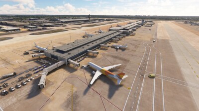 KIAD Washington Dulles International Airport - Microsoft Flight Simulator screenshot