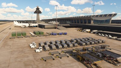 KIAD Washington Dulles International Airport - Microsoft Flight Simulator screenshot