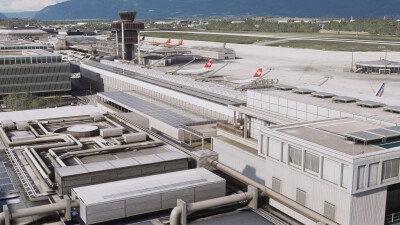 LSGG Geneva Airport - Microsoft Flight Simulator 2024 screenshot