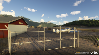 ENSD Sandane Airport - Microsoft Flight Simulator 2024 screenshot