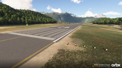 ENSD Sandane Airport - Microsoft Flight Simulator 2024 screenshot