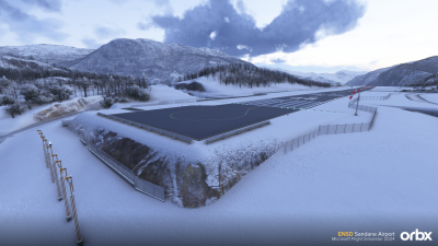 ENSD Sandane Airport - Microsoft Flight Simulator 2024 screenshot