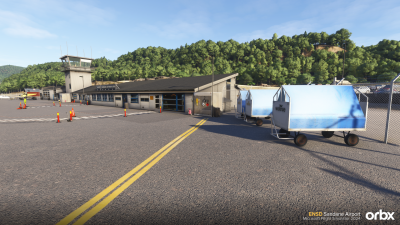 ENSD Sandane Airport - Microsoft Flight Simulator 2024 screenshot