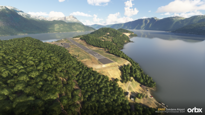 ENSD Sandane Airport - Microsoft Flight Simulator 2024 screenshot