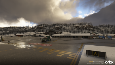 ENSD Sandane Airport - Microsoft Flight Simulator 2024 screenshot