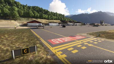 ENSD Sandane Airport - Microsoft Flight Simulator 2024 screenshot