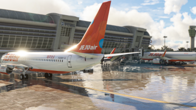 RKJB Muan International Airport - Microsoft Flight Simulator screenshot