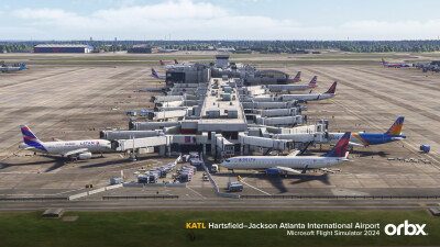 KATL Hartsfield-Jackson Atlanta International Airport - Microsoft Flight Simulator 2024 screenshot