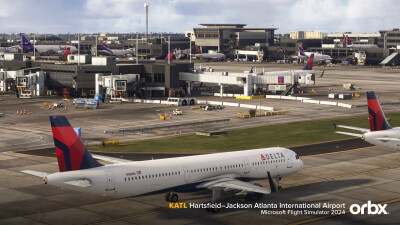 KATL Hartsfield-Jackson Atlanta International Airport - Microsoft Flight Simulator 2024 screenshot