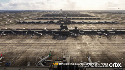 KATL Hartsfield-Jackson Atlanta International Airport - Microsoft Flight Simulator 2024 screenshot