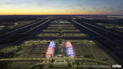 KATL Hartsfield-Jackson Atlanta International Airport - Microsoft Flight Simulator 2024 screenshot