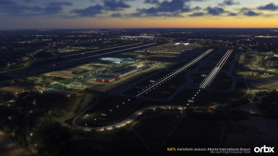 KATL Hartsfield-Jackson Atlanta International Airport - Microsoft Flight Simulator 2024 screenshot