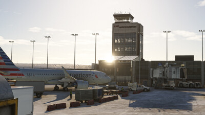 KCAK Akron-Canton Airport - Microsoft Flight Simulator screenshot