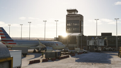 KCAK Akron-Canton Airport - Microsoft Flight Simulator screenshot