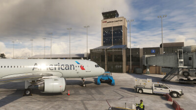 KCAK Akron-Canton Airport - Microsoft Flight Simulator screenshot